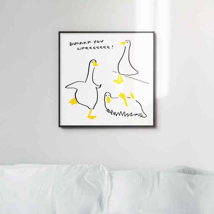 【Wan】DUCKKK YOU LIFEEEEEEE! ポスター［2サイズ］