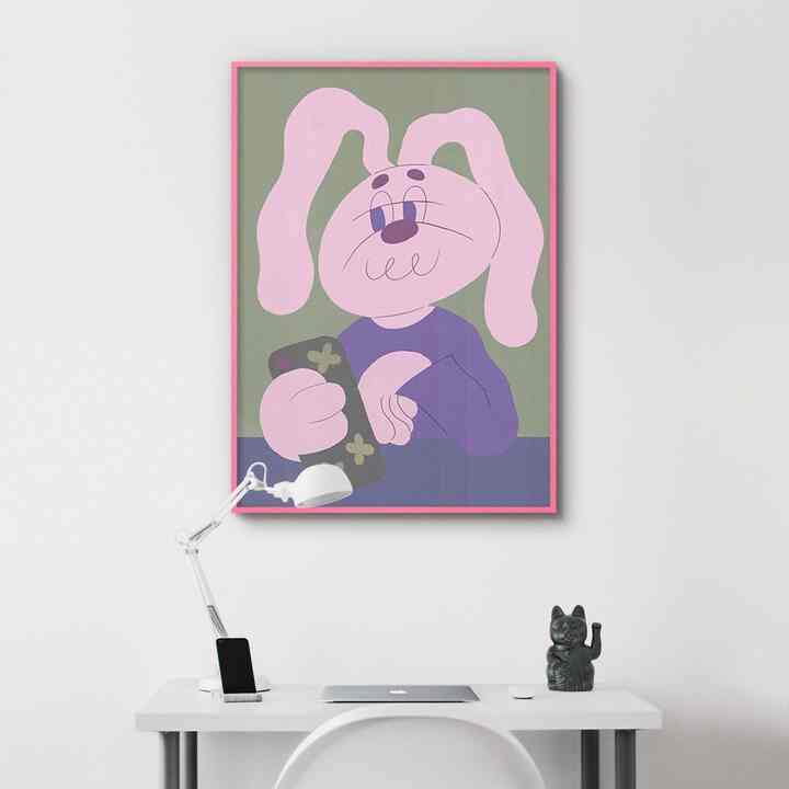 【polepipe】pink rabbit ポスター［40種］