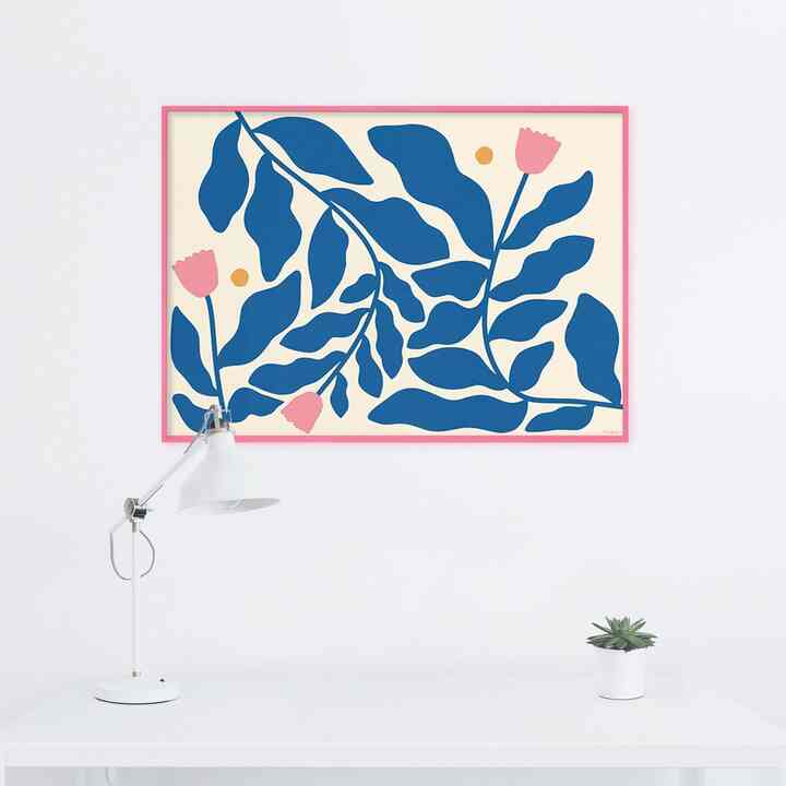 【キム ヒョンジ】ポスター Untitled_Blue［5サイズ］