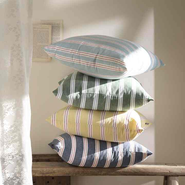 cozy stripe クッションカバー［4色・3サイズ］