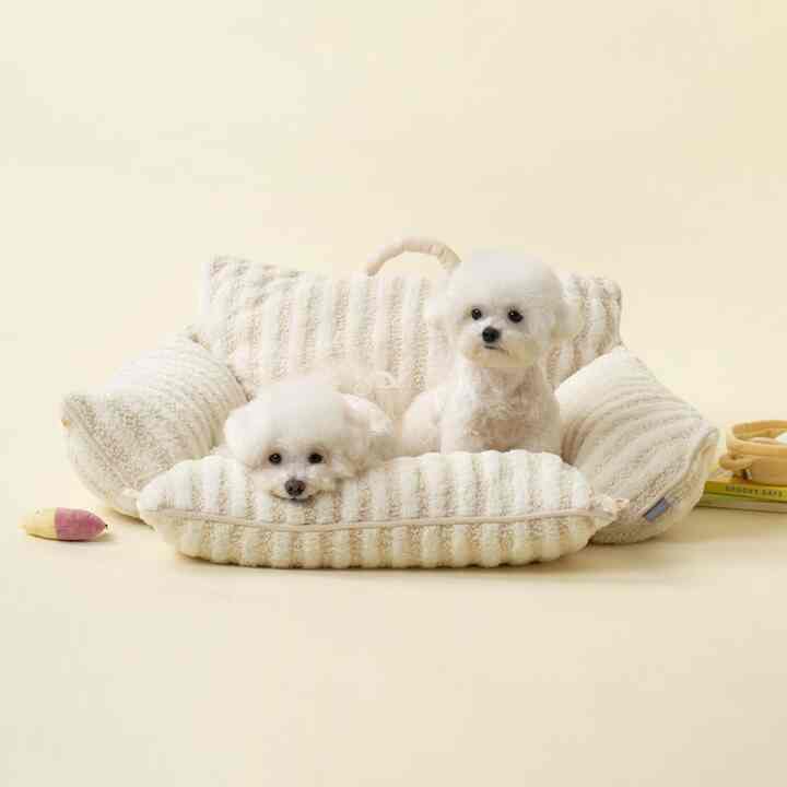 BOUCLE LINE ペット用 クッション［2色・2サイズ］