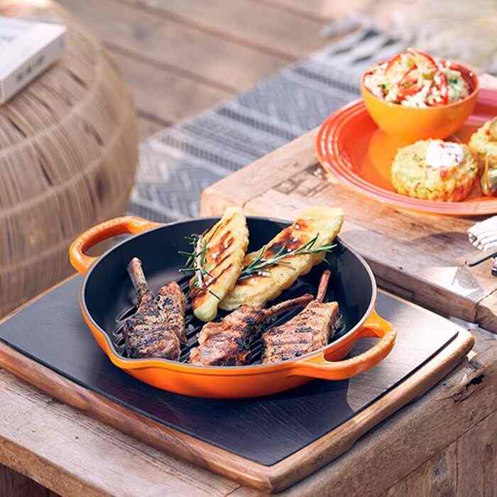 Signature grill ラウンド グリルパン 25cm［7色］