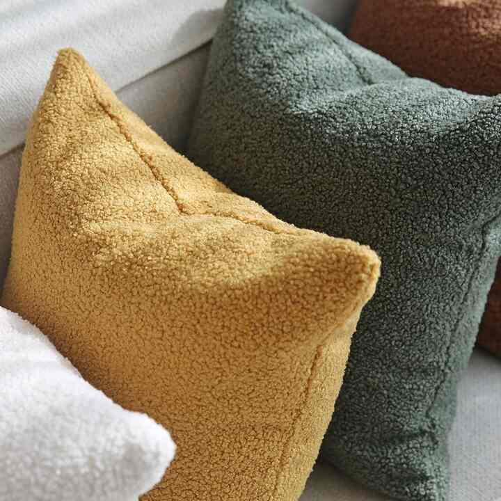 Poodle ブークレ クッションカバー［6色・7サイズ］