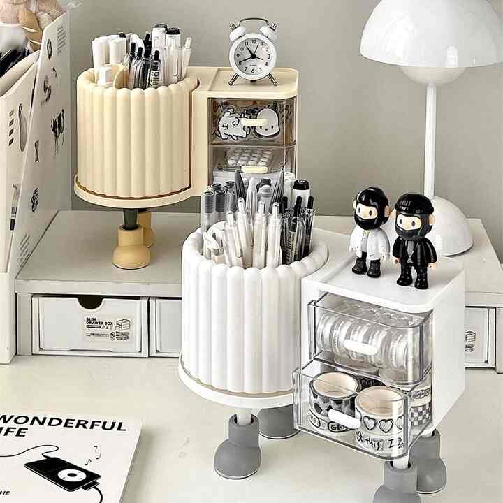 ジンジャーボーイ引き出し付き  回転 オーガナイザー［2色］