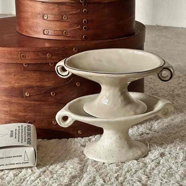 Dune セラミック スタンディング トレー［2種］