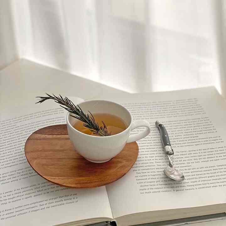 アカシア ウッドソーサー & ティーカップ 1人用セット