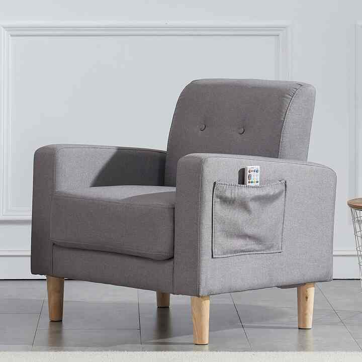 FORYOU ファブリック 1人掛けソファ［3色］