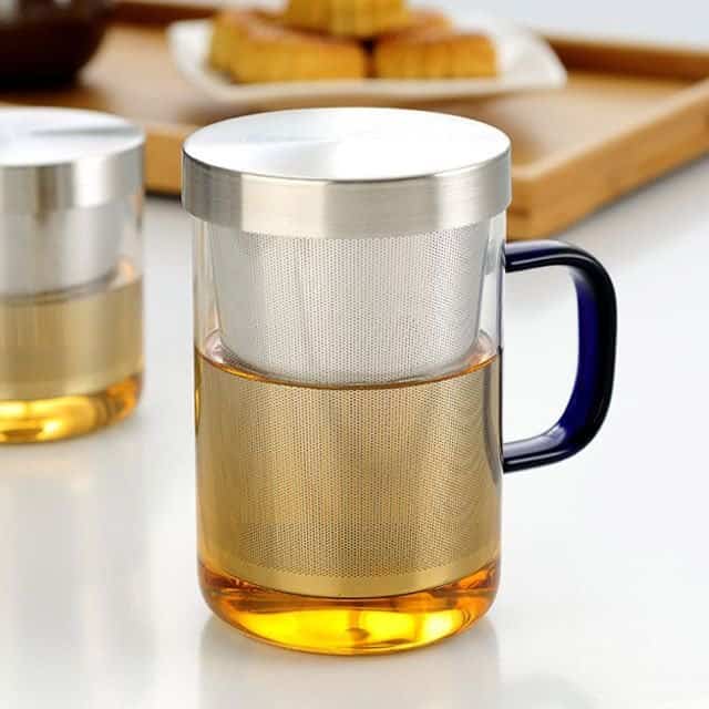 sama グラス 耐熱ガラス ティーマグカップ S050 500ml［2色］