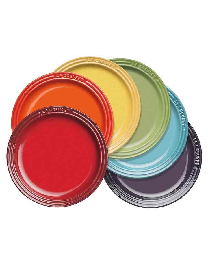 レインボープレート6点セット