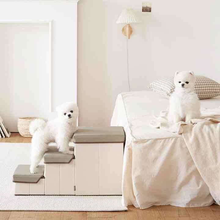 SOLID ベット用 3段 収納 ステップ［5色］