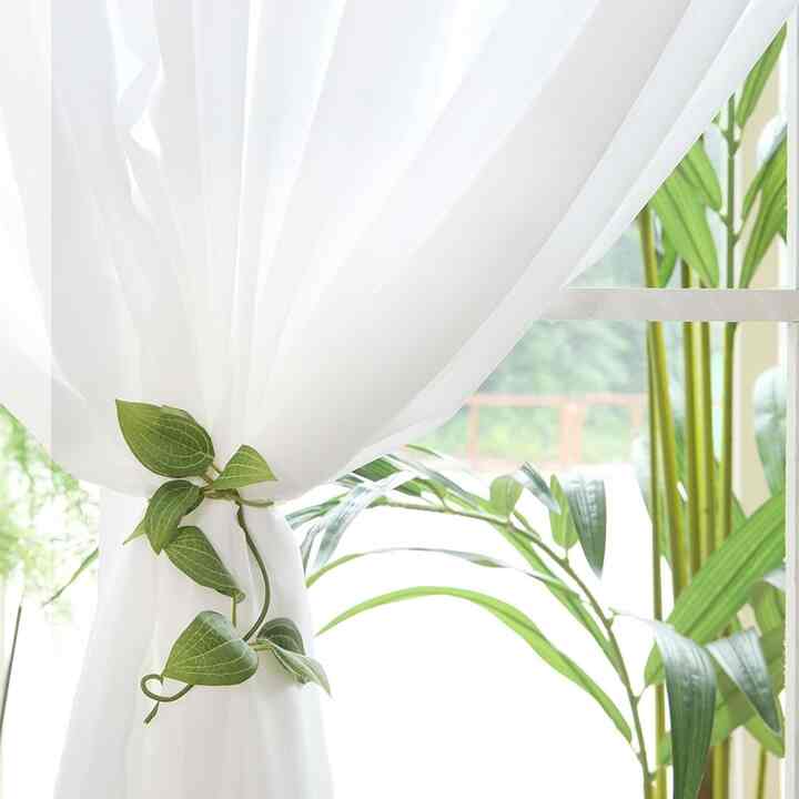 デーリー レースカーテン［2色・2サイズ］