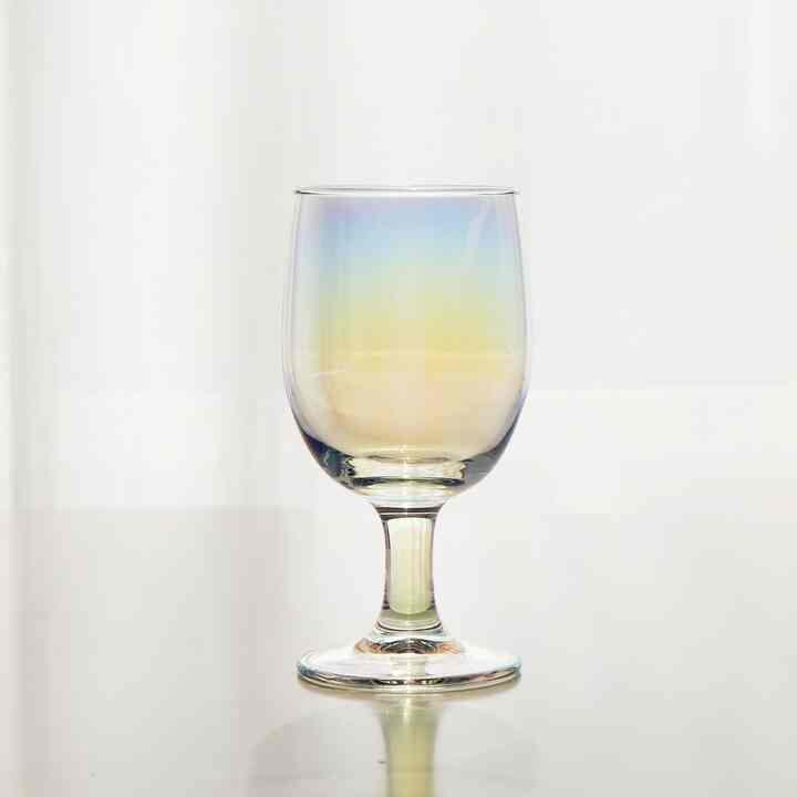 ホログラム オーロラ ゴブレット ワイングラス 350ml