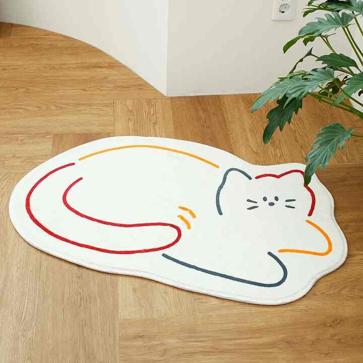 にゃんこ キャラクター マット［2サイズ］