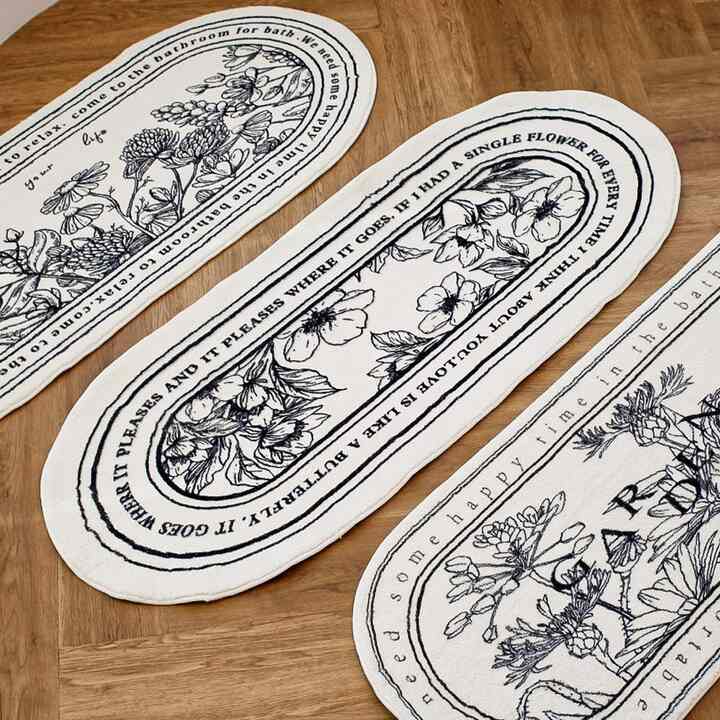 フラワーガーデン 大型 マット［3種］