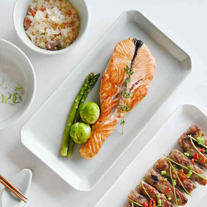 Nature 長方形 プレート 26cm［2色］