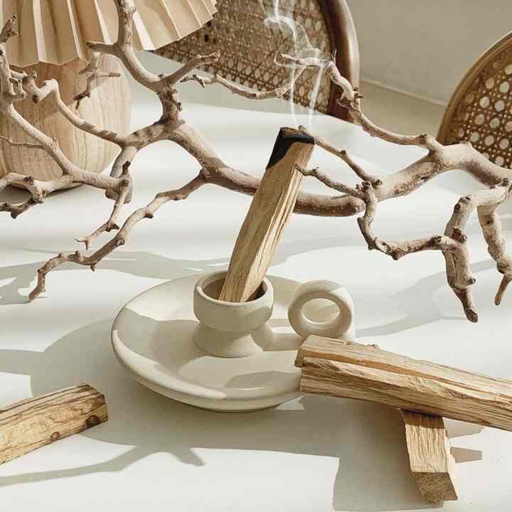 パロサント＆キャンドホルダー セット セラミックハンドルタイプ