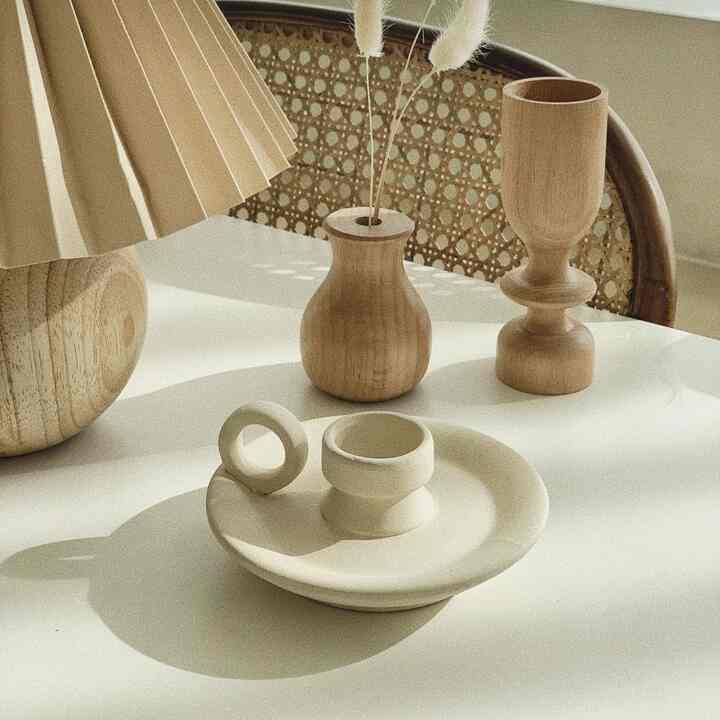 キャンドホルダー セラミックハンドルタイプ