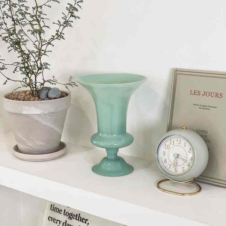 Opaline 花瓶 Horn Mint