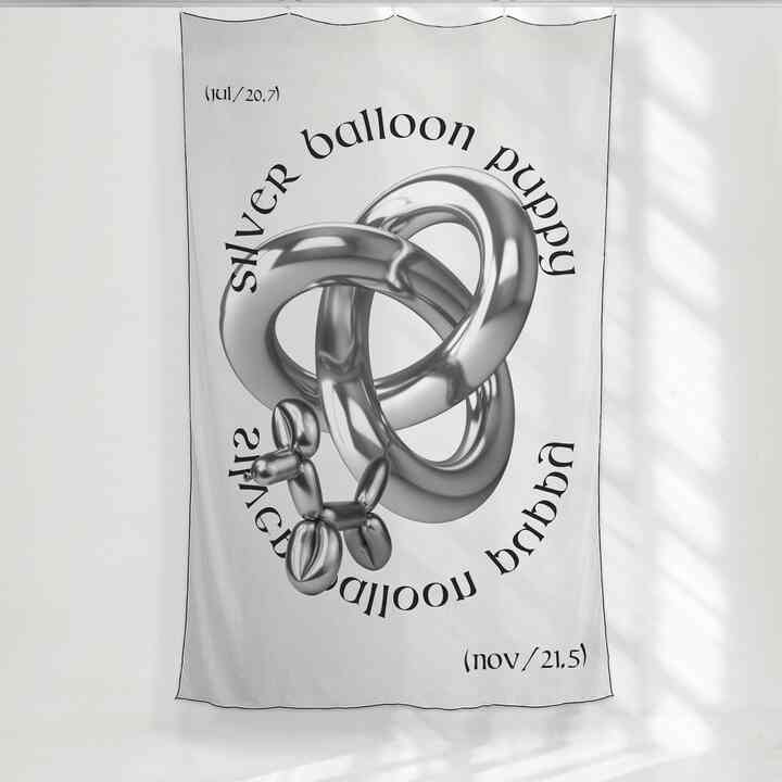 ファブリックポスターカーテン balloonA［2サイズ］