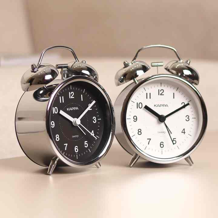 静音 目覚まし 卓上時計［5色］