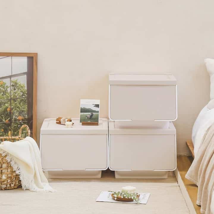 SLIDING 収納ボックス M 3点セット［6色］