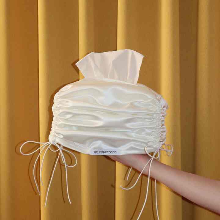 CURTAIN CALL TITTI. WHITE ティッシュケース