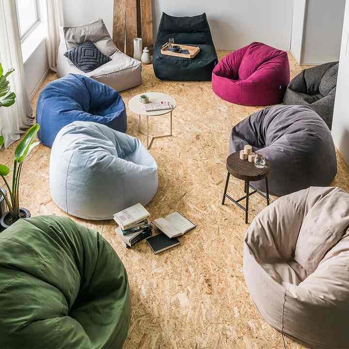 ビーズクッション 904C［8色］