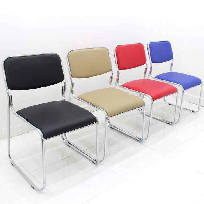 固定式 クロム ラウンディング チェア［4色］