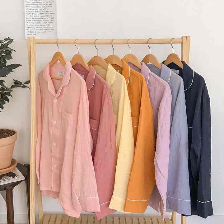 J'eu 7Days 長袖パジャマセット［7色・2サイズ］