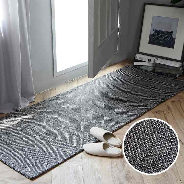 Herringbone バルタン ラグ［8色］