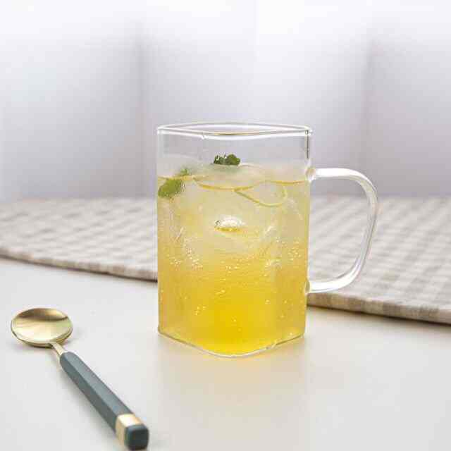 ソソ 四角 ガラス マグカップ 270ml 2点セット