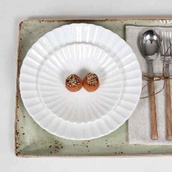 moire Blanc プレート フリル6