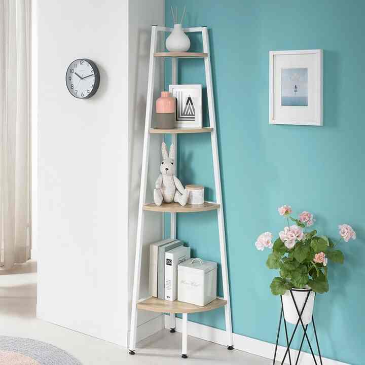 4段 スチール コーナーラック［2色］