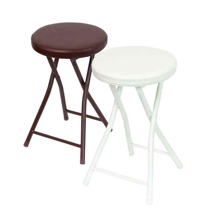 折りたたみ式 クッション スツール［2色］