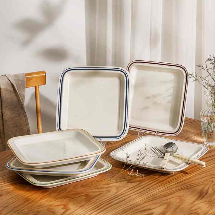 Maple 正方形 プレート 22.3cm［6色］