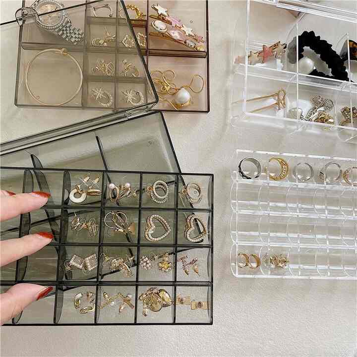 フリップ アクセサリー 蓋付き オーガナイザー［3色］