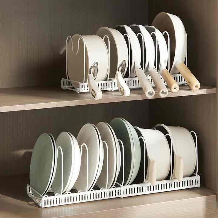 7段フライパンラック［2色］
