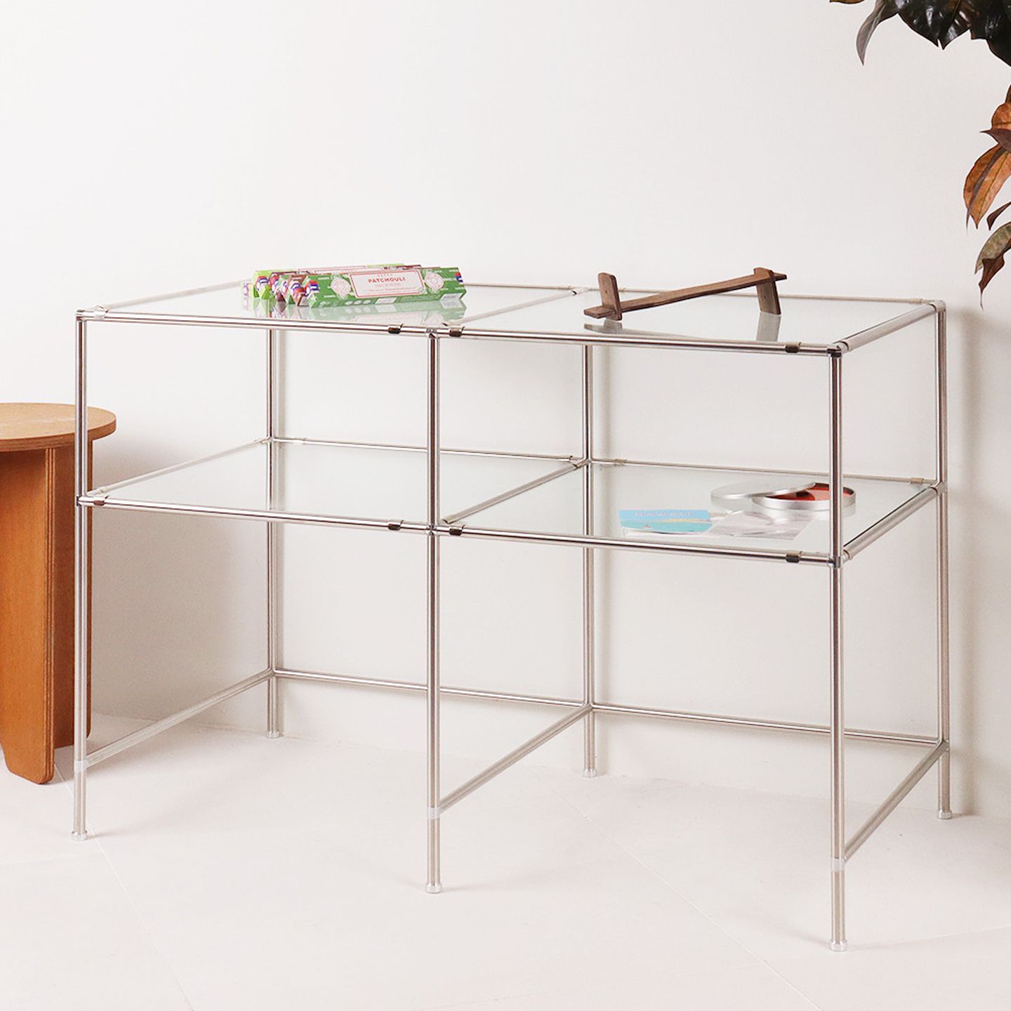 MHOUSE 4034 モジュール ラック 2段［5色］ | 棚・チェスト