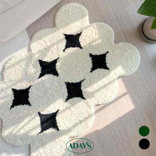 Rhombus ダイヤモンドラグ［2色・4サイズ］