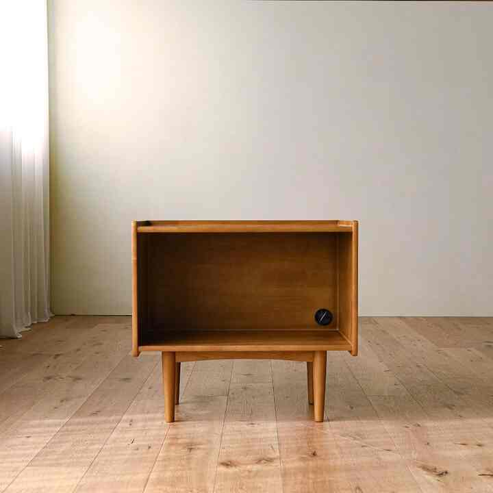 LUND 無垢材リビングチェストスツール