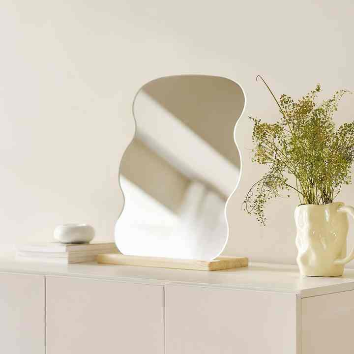 ストリーム型 卓上ミラー［2サイズ］