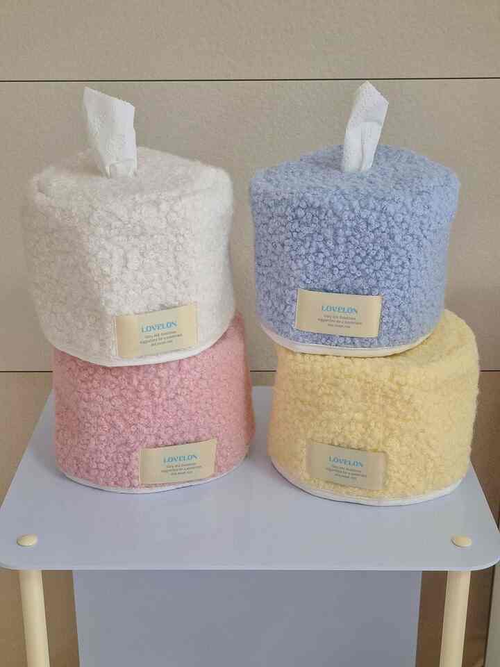 ポリ ティッシュケース［4色］