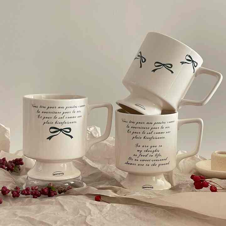 Green Ribbone ゴブレット マグカップ 2点セット［3種］