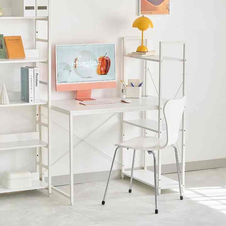 デスク ホワイト 100cm