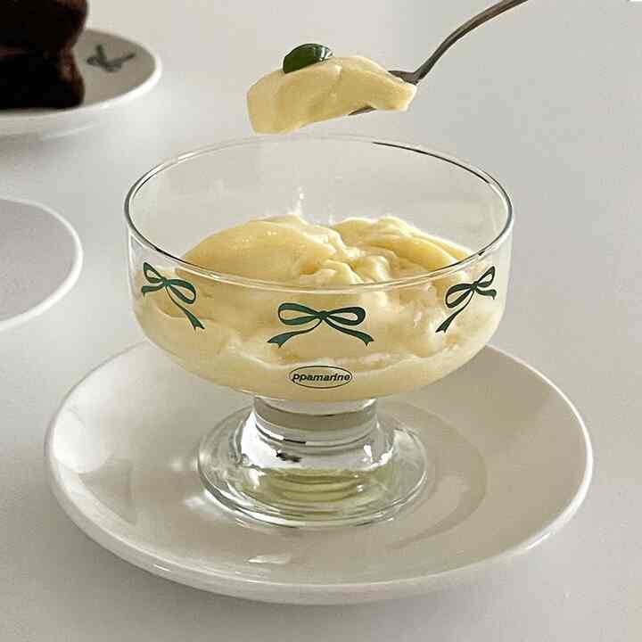 グリーンリボンヨーグルトデザートボウル