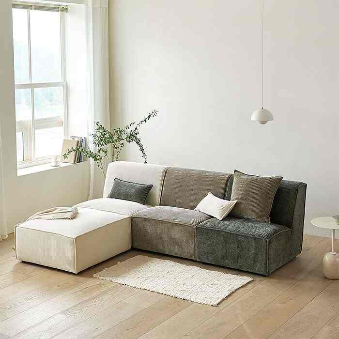 VENTI コーデュロイ 1人用 アムリス モジュールソファ［3色］