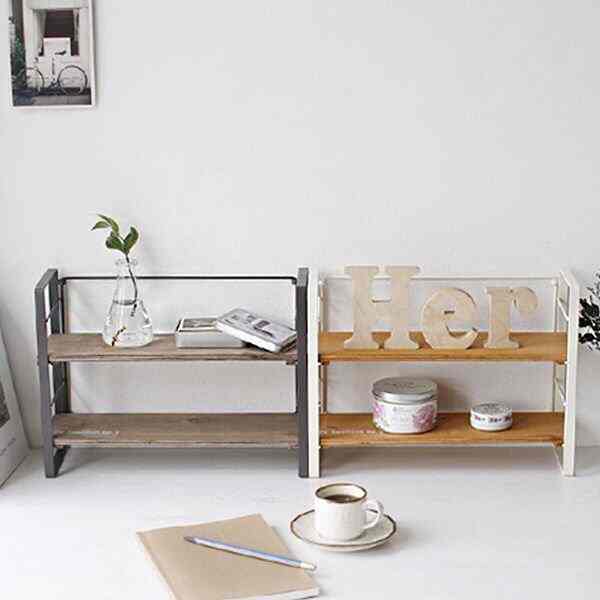 2段 ビンテージ ラック［2色］