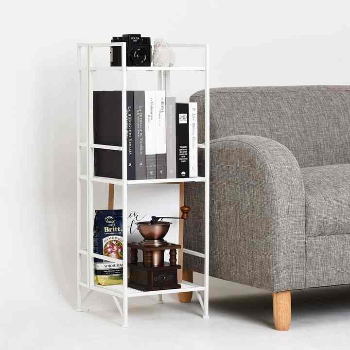 スチール多用途 折りたたみシェルフ［2色］