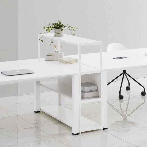 3段 QUATTRO スチール 本棚 60cm［6色］