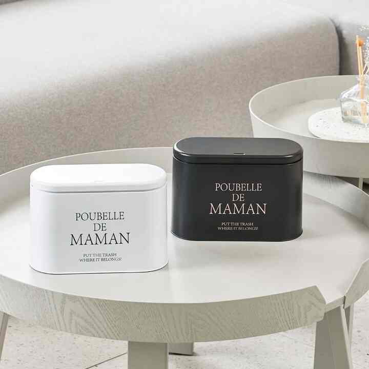 POUBELLE DE MAMAN スリムミニゴミ箱 2L 2点セット［2色］